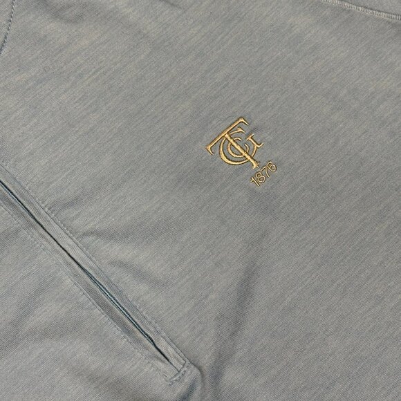 Johnnie-O Long Sleeve Golf 1/4 Zip Toronto Golf Club Stretchc Blue XL - Picture 5 of 7